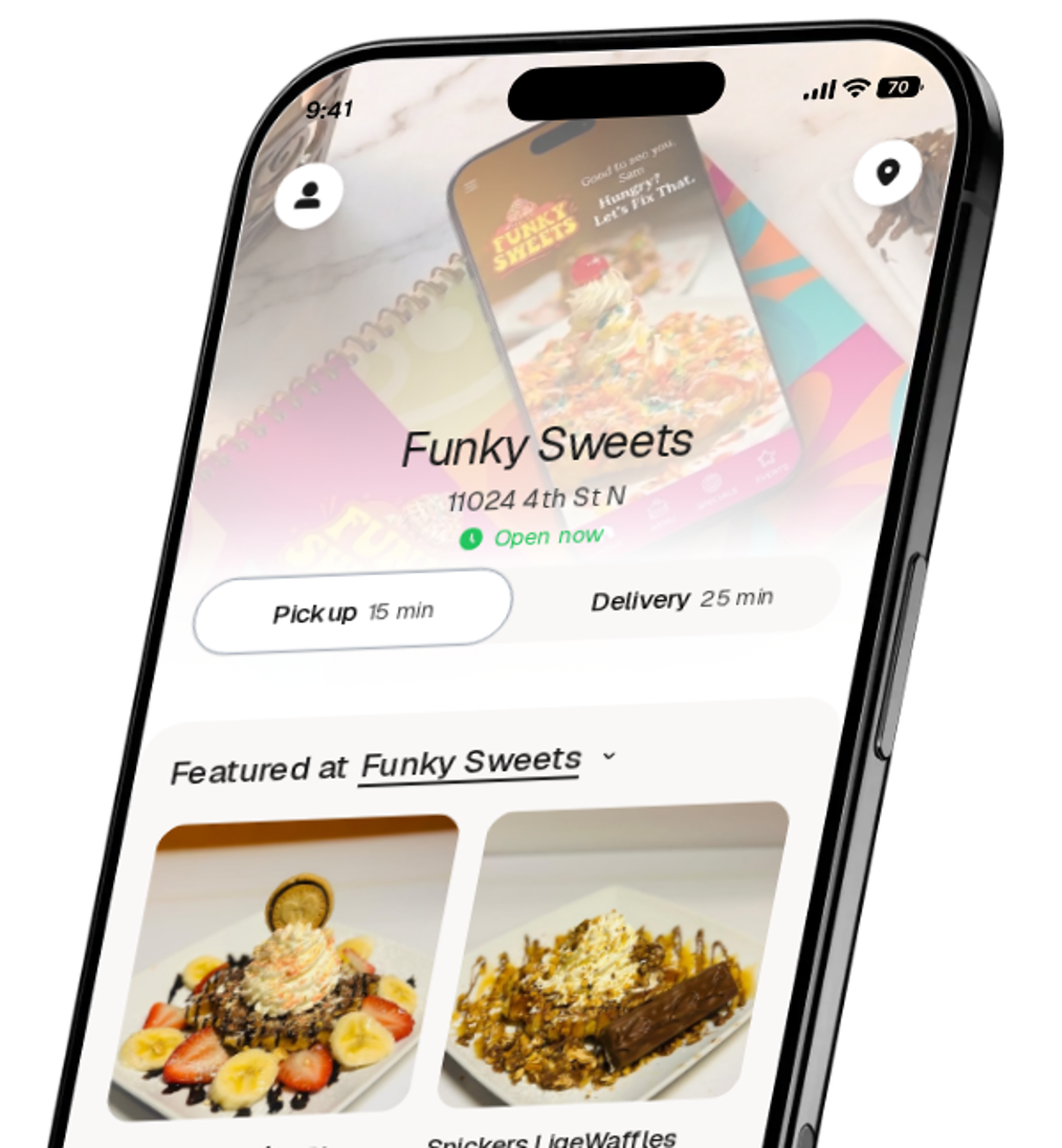 Funky Sweets app preview