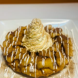 Cinamon Butter Funnel Cake
