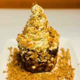 Butterfinger Blast Funnel Cake