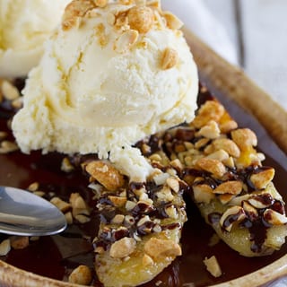 Fried Banana Sundae