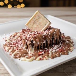 **Peppermint Bark Brownie**(Limited Edition)