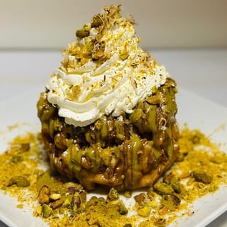 *NEW* Dubai Chocolate Funnel cake